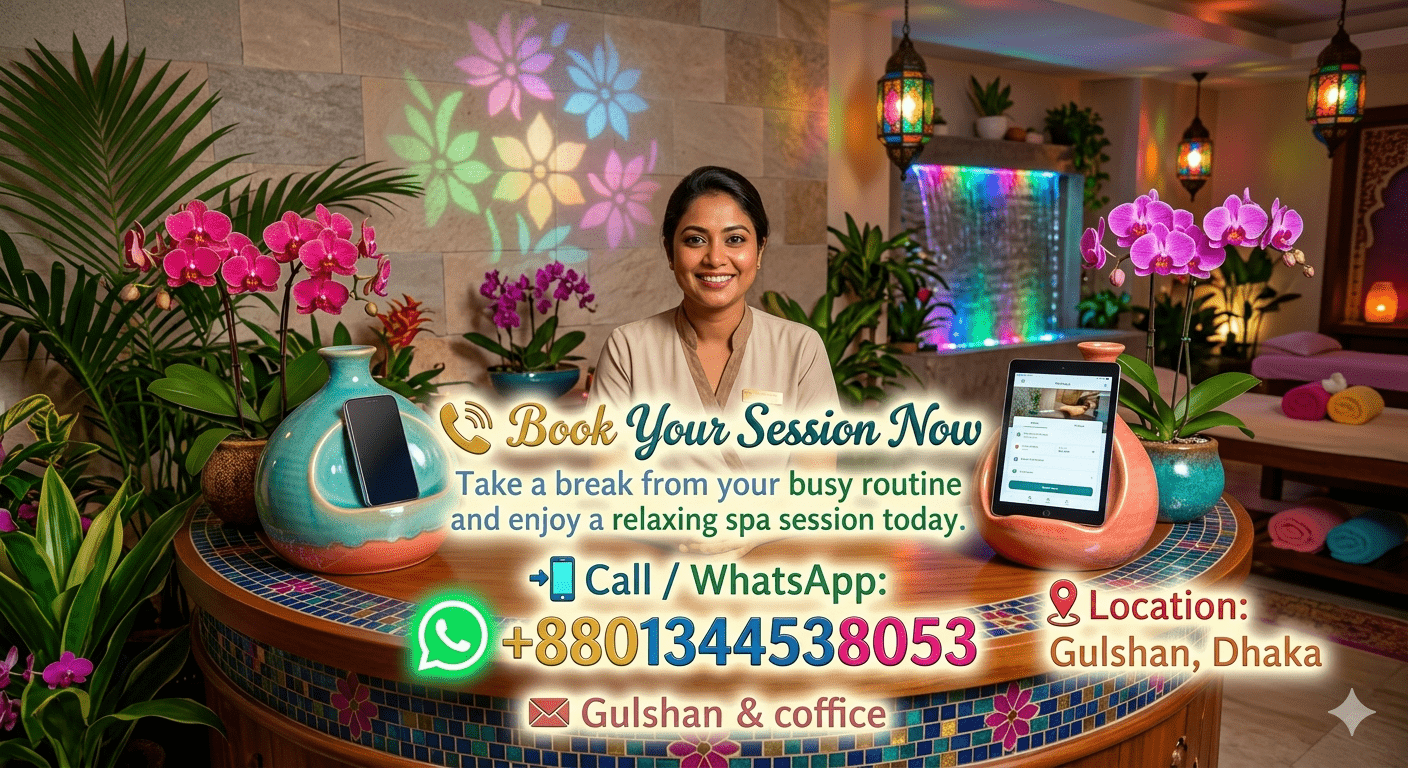 Luxury Spa in Gulshan Vip Spa Gulshan BD relaxing massage room