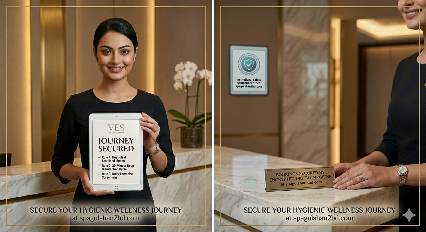 Discreet spa bookings via secure encrypted messaging for high profile VIP clients
