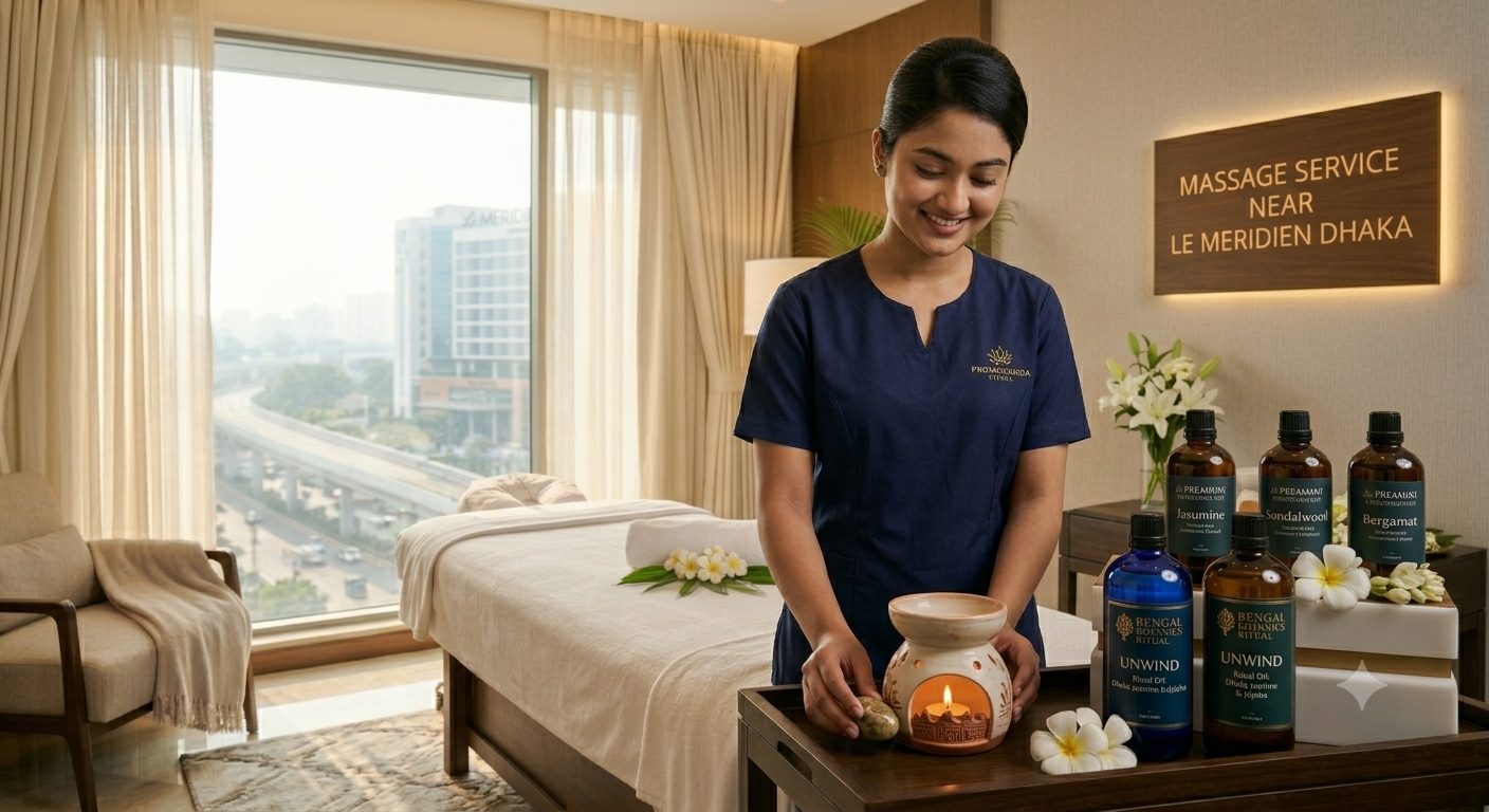 Massage Service near Le Meridien Dhaka – 5-Star Hotel Wellness
