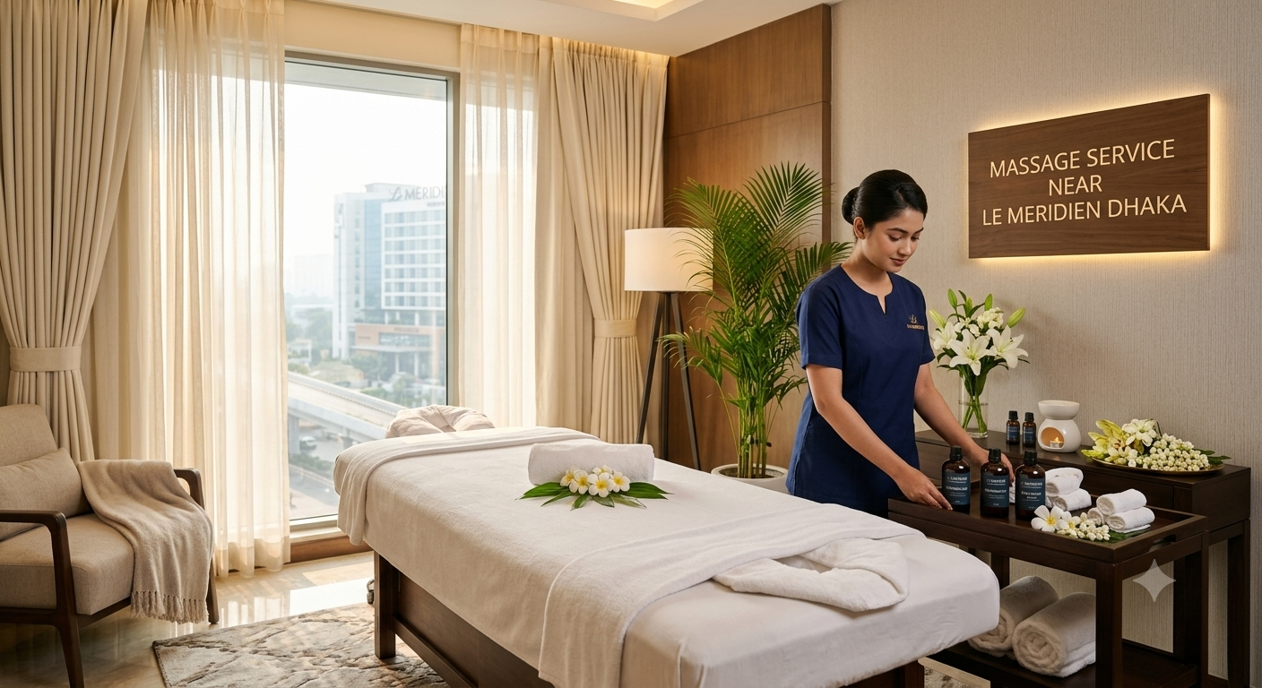 Massage Service near Le Meridien Dhaka – 5-Star Hotel Wellness